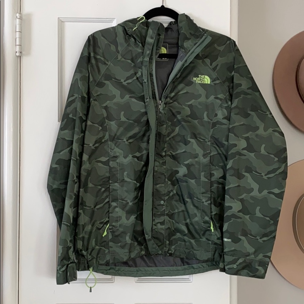 COPY - North Face Camo Rain Jacket